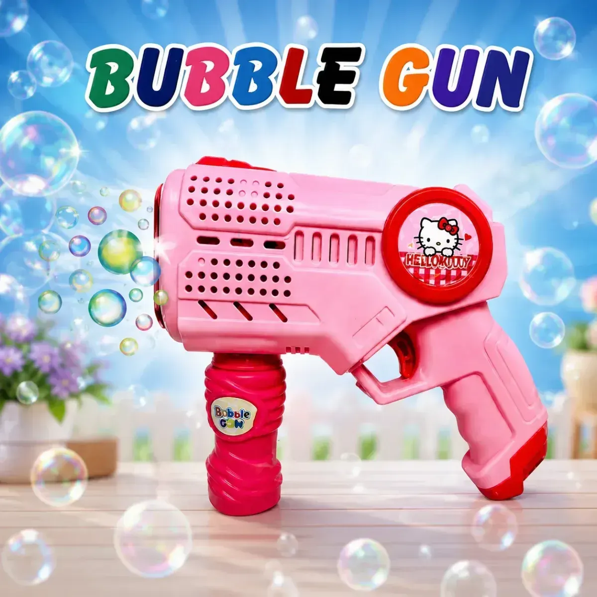 Bubble Gun with Light – Kids Bubble Blaster